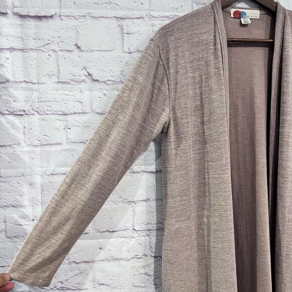 Free People Beach Open Front‎ Long Knit Cardigan Sweater Size XS TP Soft - Picture 4 of 10